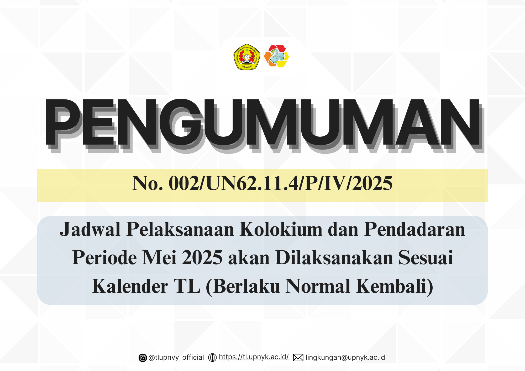 Program Studi Teknik Lingkungan