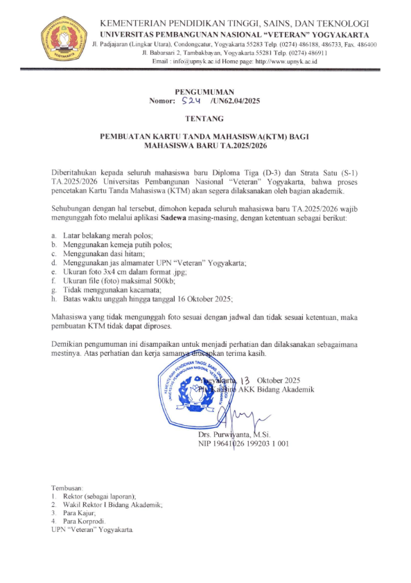 Program Studi Teknik Lingkungan