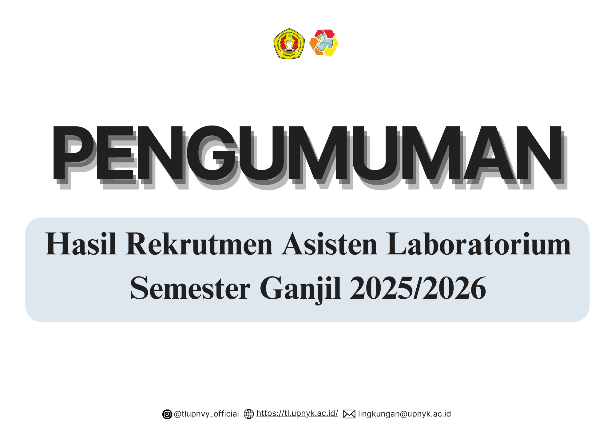 Program Studi Teknik Lingkungan